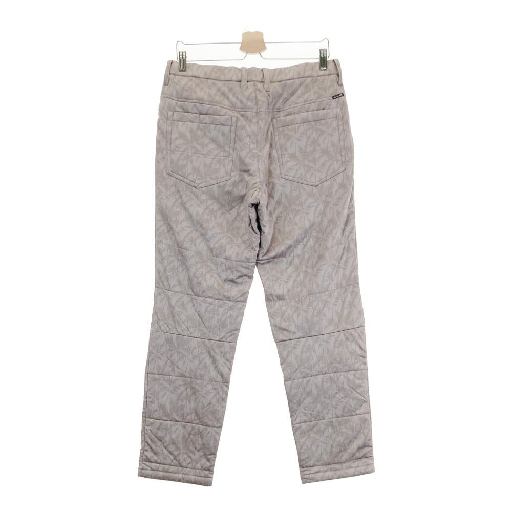 サイズ L TRAVIS MATHEW トラビスマシュー 中綿パンツ ヤシの木総柄 ベージュ系 ゴルフウェア メンズ ストスト