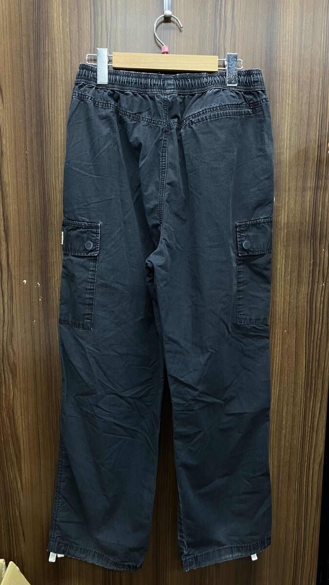 stussy ストゥーシー Ripstop Cargo Beachカーゴパンツ116608 ブラック