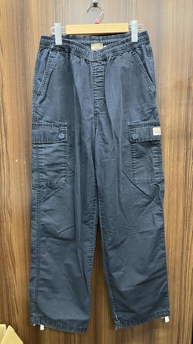 stussy ストゥーシー Ripstop Cargo Beachカーゴパンツ116608 ブラック