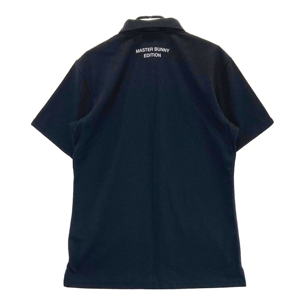 サイズ 6 MASTER BUNNY EDITION マスターバニーエディション モデル 半袖ポロシャツ ブラック系 ゴルフウェア メンズ ストスト
