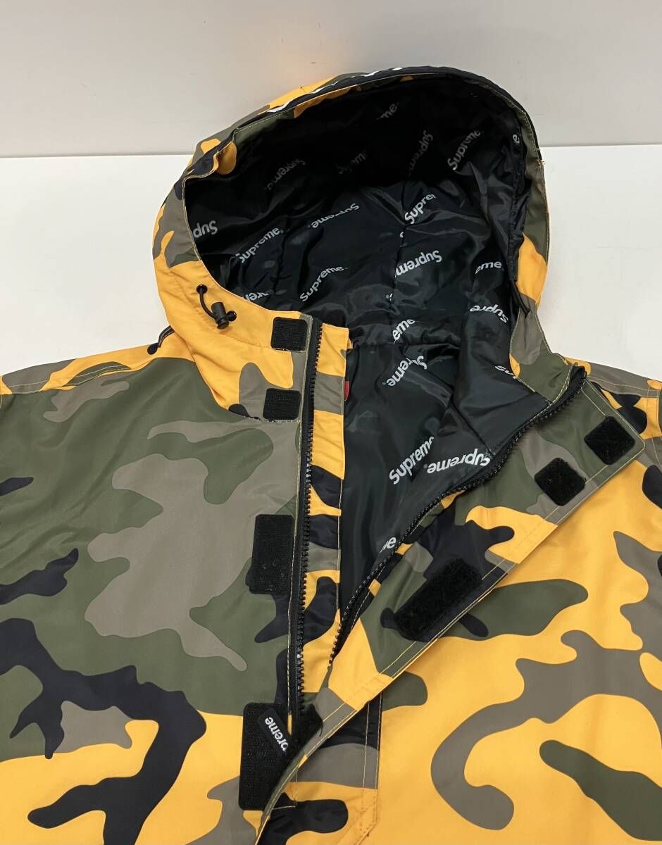 Supreme シュプリーム マウンテンパーカー カモ 17AW フーデッドロゴ