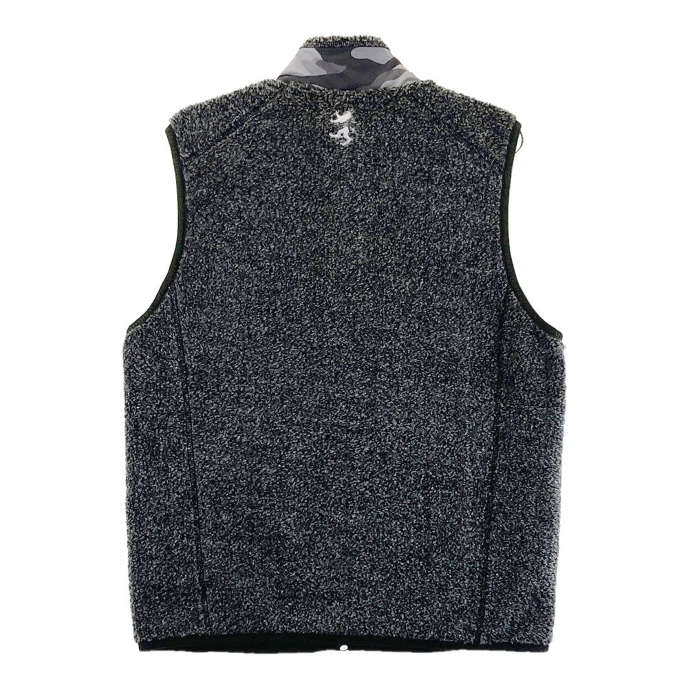 サイズ：L ADMIRAL アドミラル ボア ジップベスト グレー系