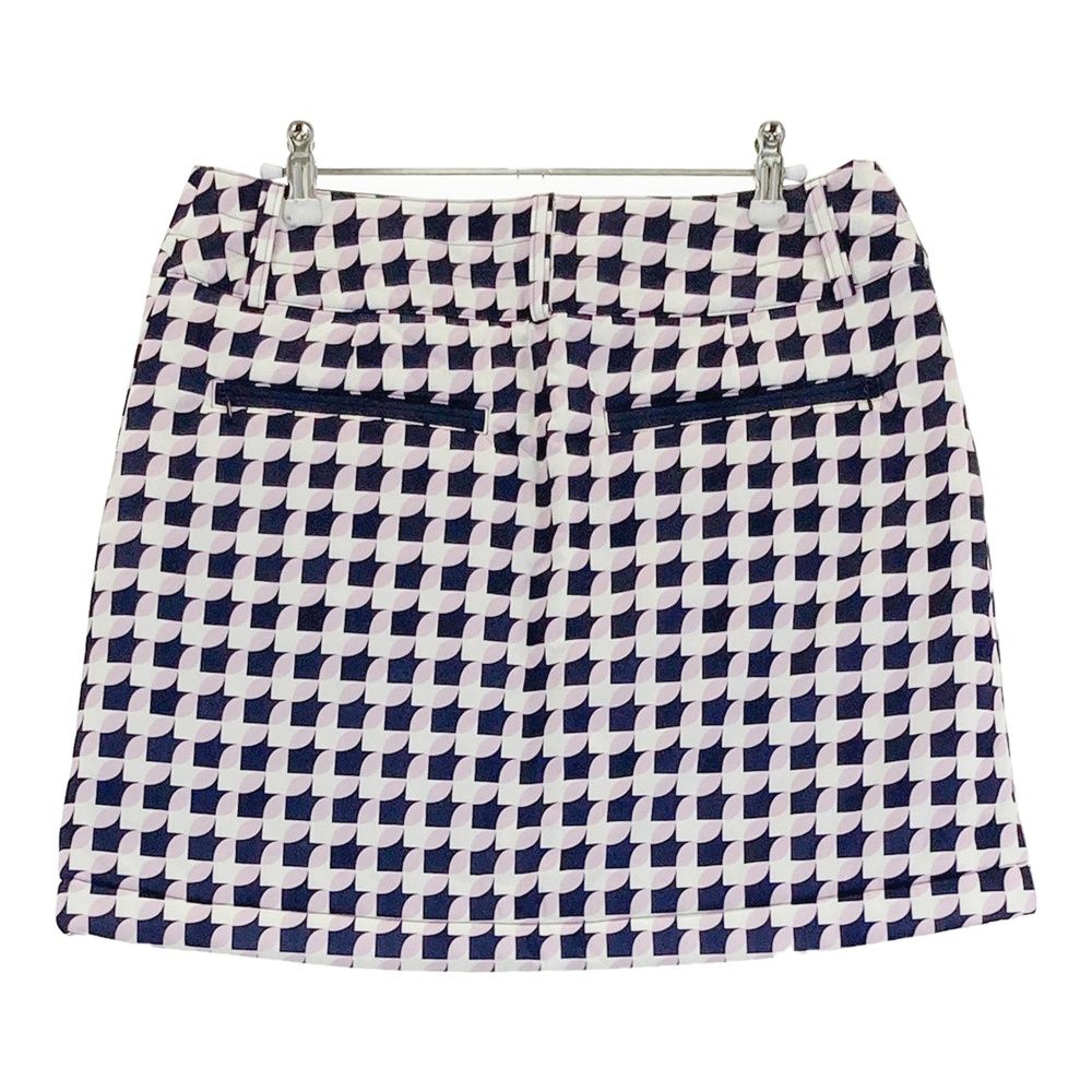 サイズ L キャロウェイ 中綿スカート 総柄 ネイビー系 ゴルフウェア レディース ストスト