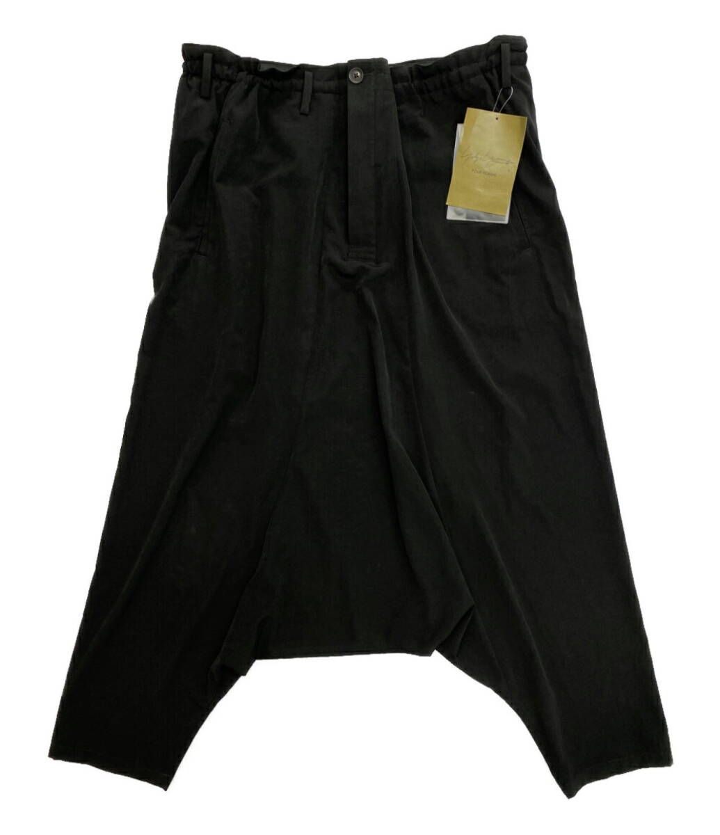 25 ss YOHJI POUR HOMME HP P 39 500 a tuxedo sarrouel pants サルエルパンツ ブラック サイズ1 ヨウジヤマモトプールオム