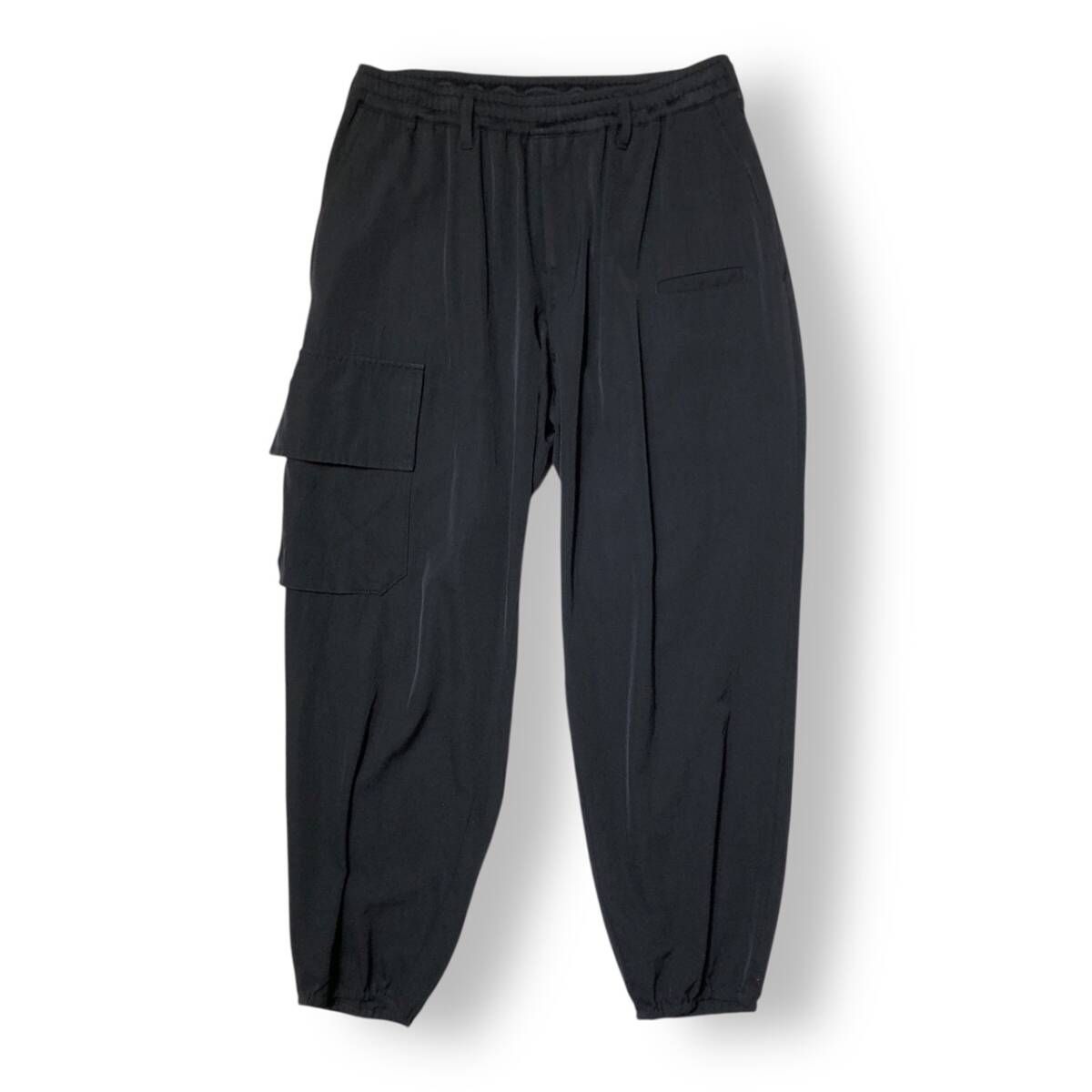 20 ss YOHJI POUR HOMME ロングパンツ ライトギャバジンリブパンツ サイズ3 HN P 01 140 ヨウジヤマモトプールオム