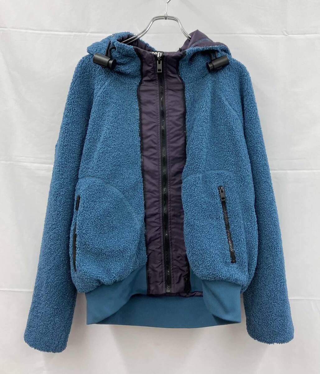 DIESEL ディーゼル フーデッドジャケット G-TEDDY A04717 切替ブルゾン
