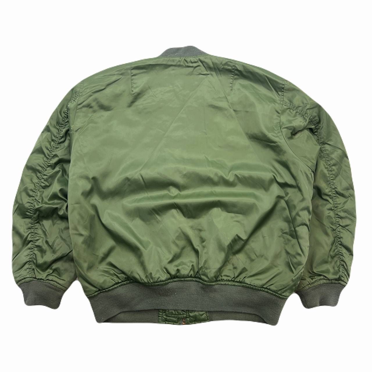 FBI MA-1 フライトジャケット 民間用 レプリカ 中綿入り グリーン