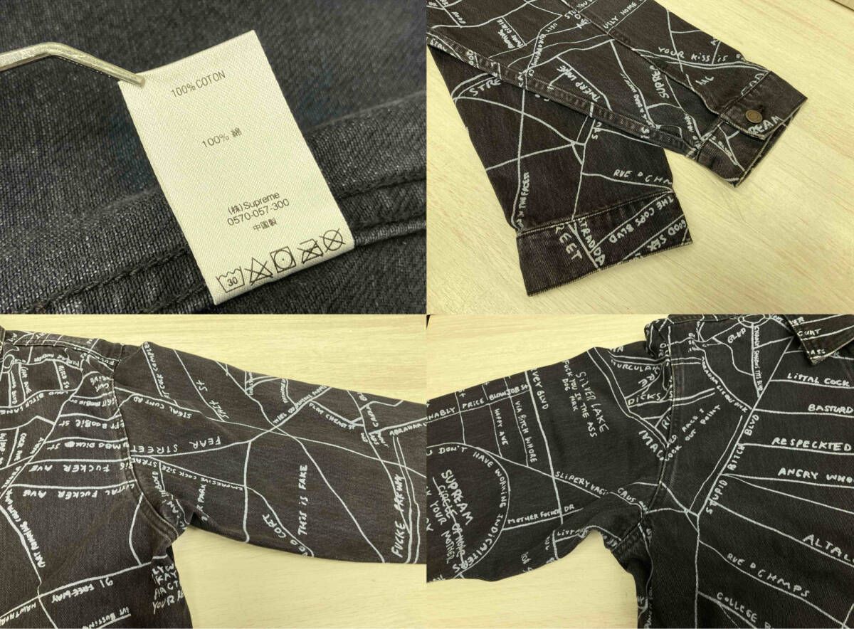 Supreme シュプリーム ゴンズマップ柄 ワーク デニムジャケット Gonz
