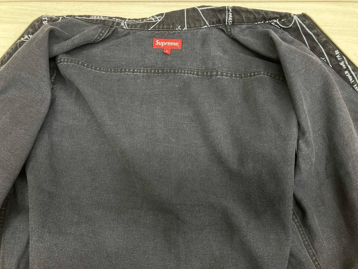 Supreme シュプリーム ゴンズマップ柄 ワーク デニムジャケット Gonz