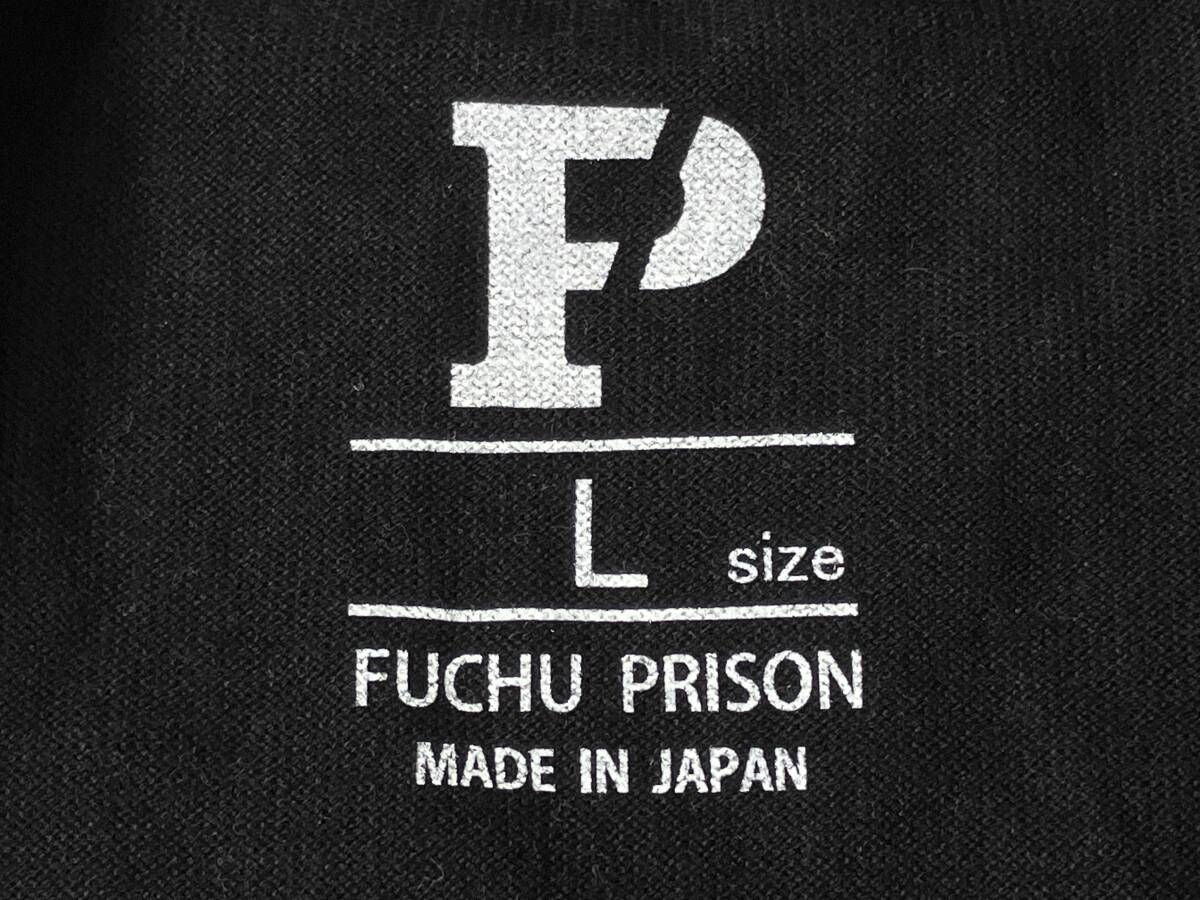 刃牙 × 府中刑務所コラボ Tシャツ 範馬勇次郎 サイズL ブラック
