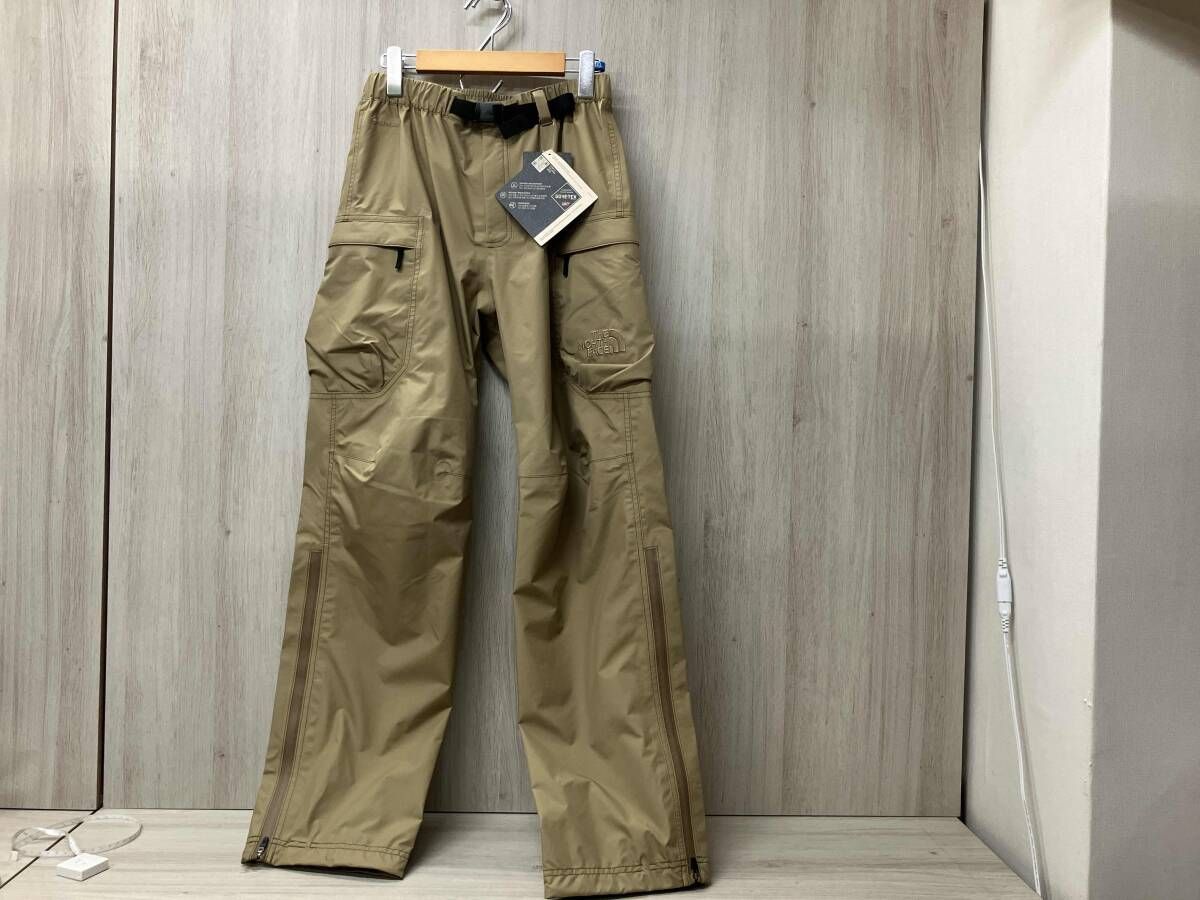 THE NORTH FACE ザ・ノース・フェイス パンツ カーキ色 無地 多機能ポケット 足元ファスナー