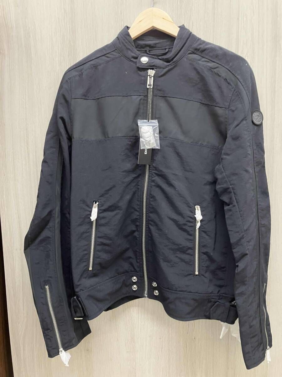 DIESEL ディーゼル シングルライダース ジャケット ブラック 黒色