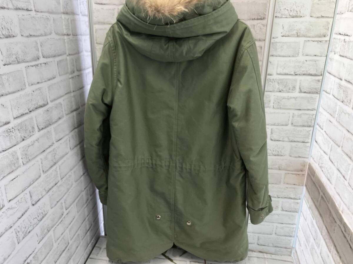 VAINL ARCHIVE ヴァイナルアーカイブ VA 13 F-001 モッズコート サイズL ボアライナー付き シルエット調整可 グリーン