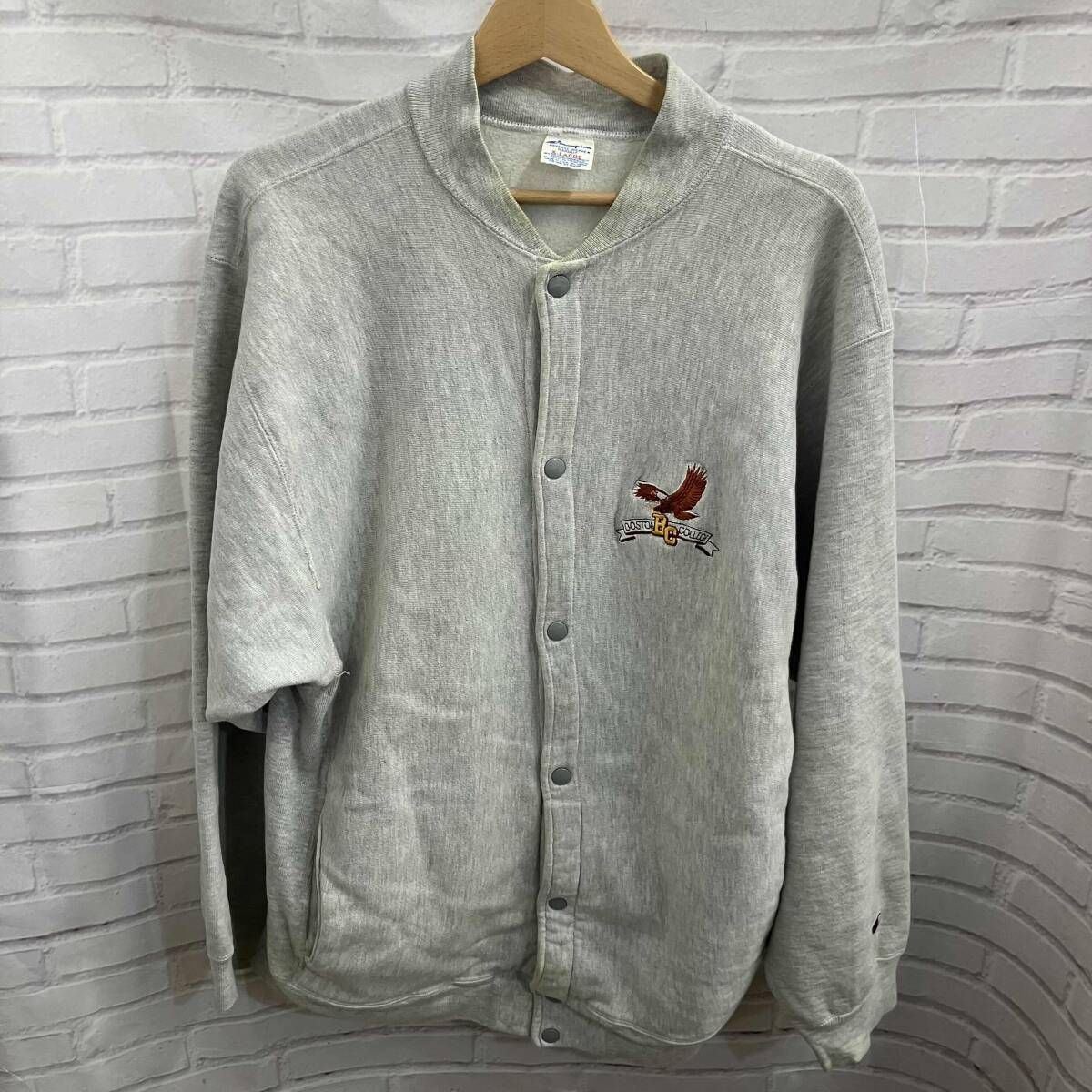 Champion/スナップカーディガン/80s/XL/グレー/リバースウィーブ Champion REVERSE WEAVE /チャンピオン リバースウィーブ / 80s