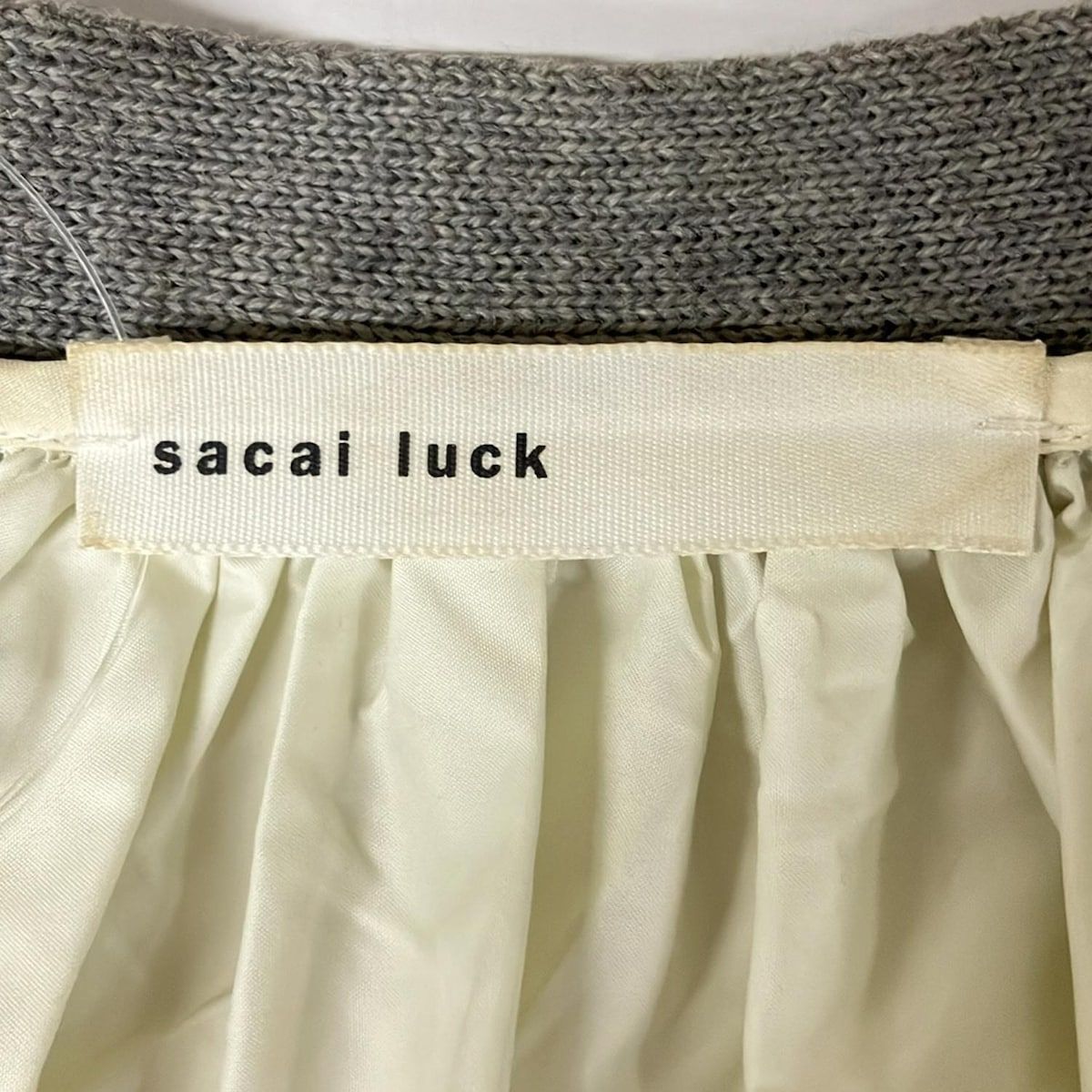 sacai luck(サカイラック) ブルゾン サイズ2 M レディース - グレー