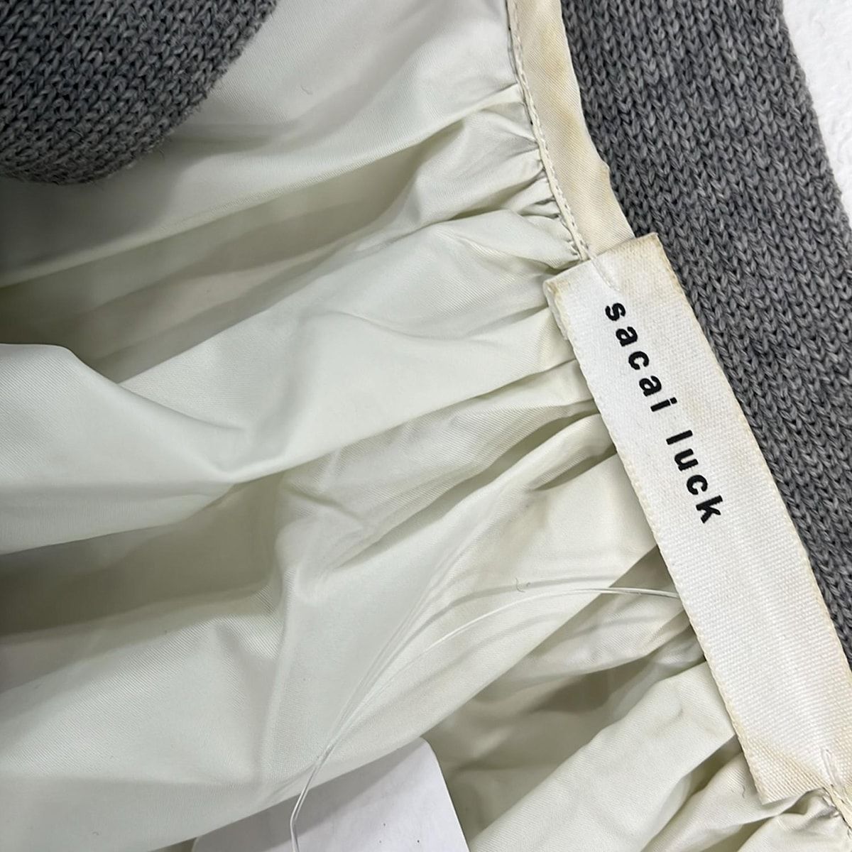 sacai luck(サカイラック) ブルゾン サイズ2 M レディース - グレー