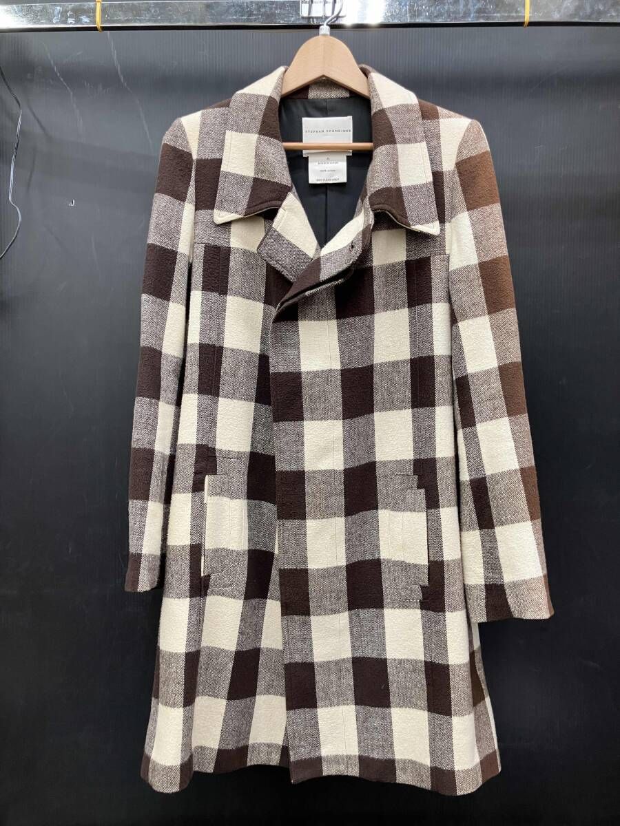 STEPHAN SCHNEIDER メンズ1 ミドル丈コート ジャケット ブラウン系