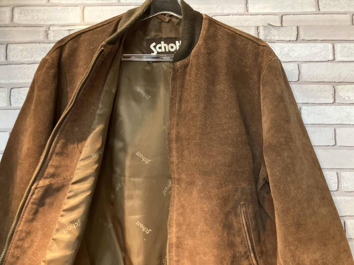 Schott ショット ジャケット ブラウン SCHOTT ショット シングル
