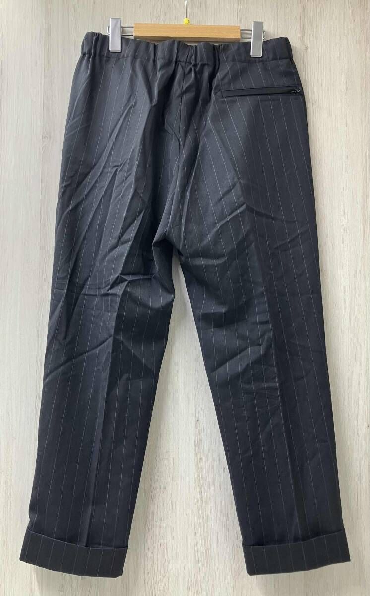 ENGINEERED GARMENTS エンジニアド ガーメンツ ストライプ ウールパンツ サイズS ブラック