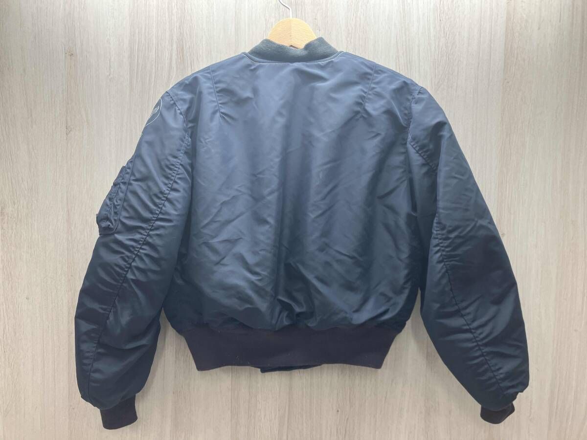 U.S.AIR FORCE B-15 C フライトジャケット MIL-J-6251 古着 ミリタリージャケット ナイロン 中綿 襟 裾 袖口リブ SCOVILLジッパー 36
