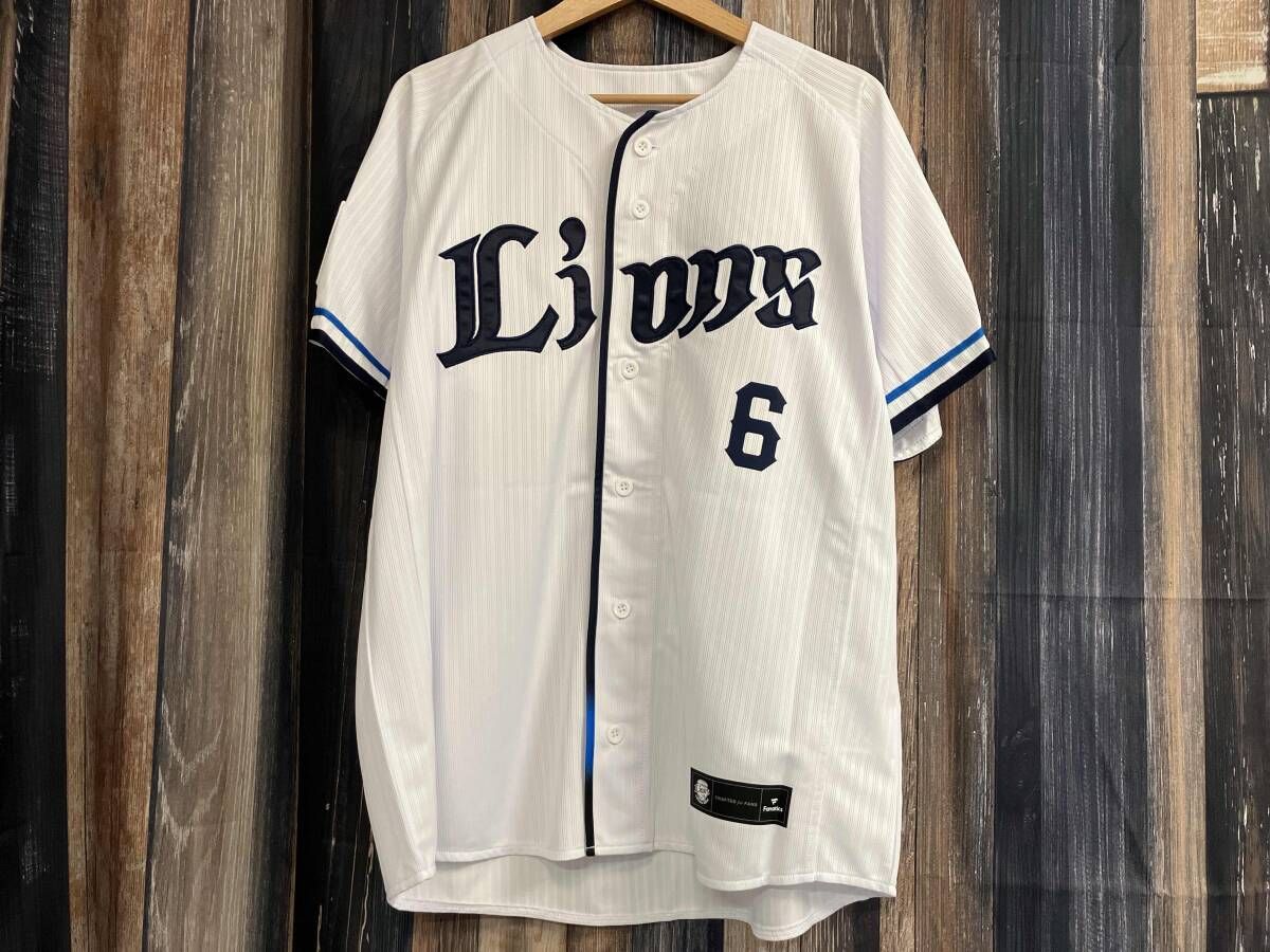 タグ付き】西武ライオンズ 背番号6 源田壮亮 レプリカユニフォーム M