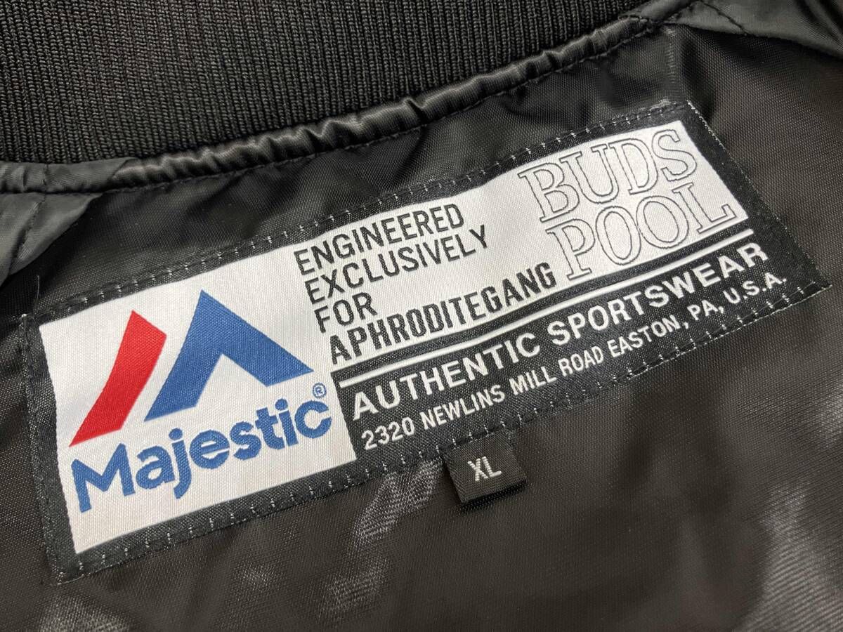 BUDS POOL バッズプール CLASSIC LOGO NYLON VARSITY JACKET ナイロン