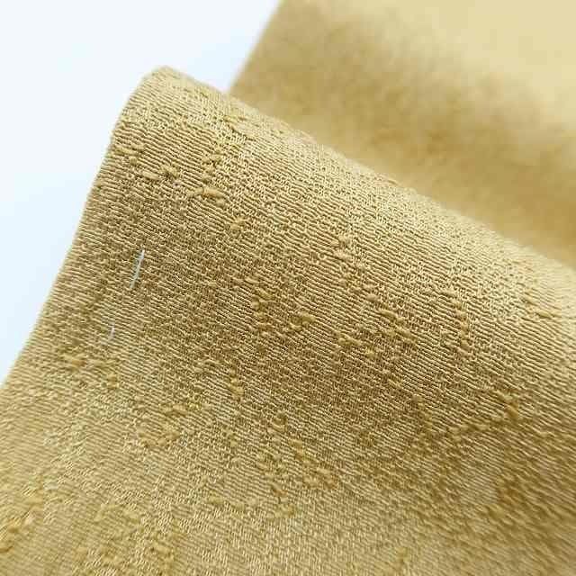 ✾まめ藤✾ 未着用 正絹 袷 着物 イチョウ並木を歩く秋のひと時 色無地 S-94