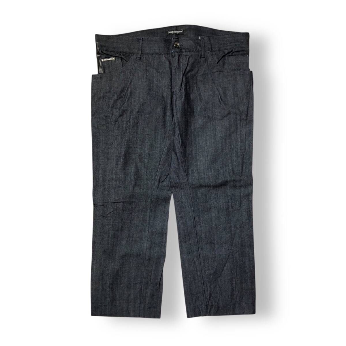 archive DOLCE ＆ GABBANA サイドテープパンツ サイズ56 ネイビー系