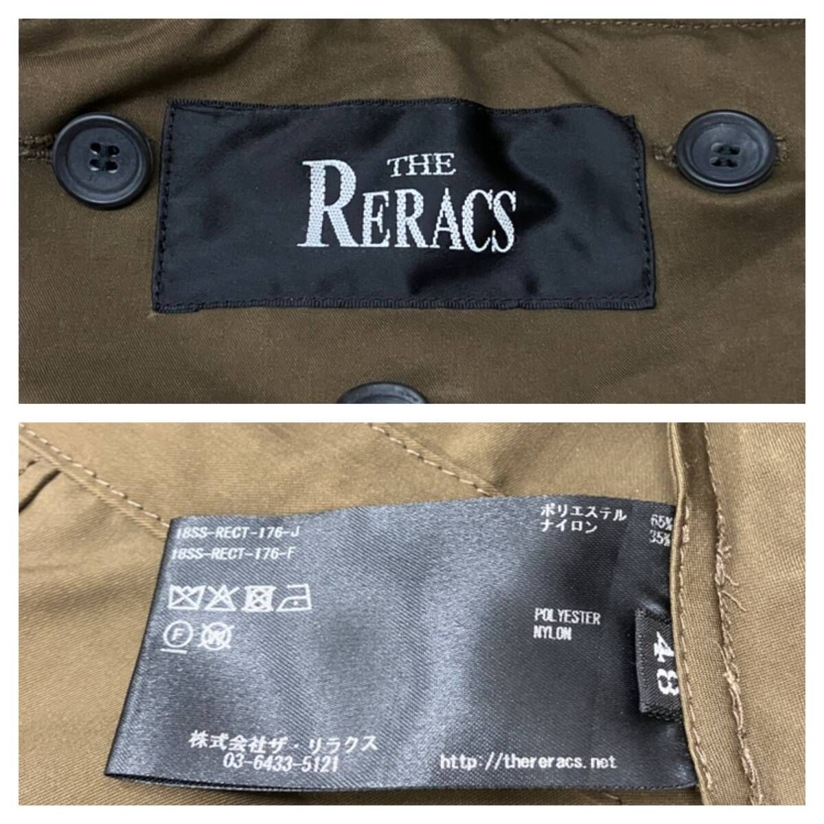 ☆THE RERACS ザリラクス ショートモッズコート ブルゾン 18SS-RECT