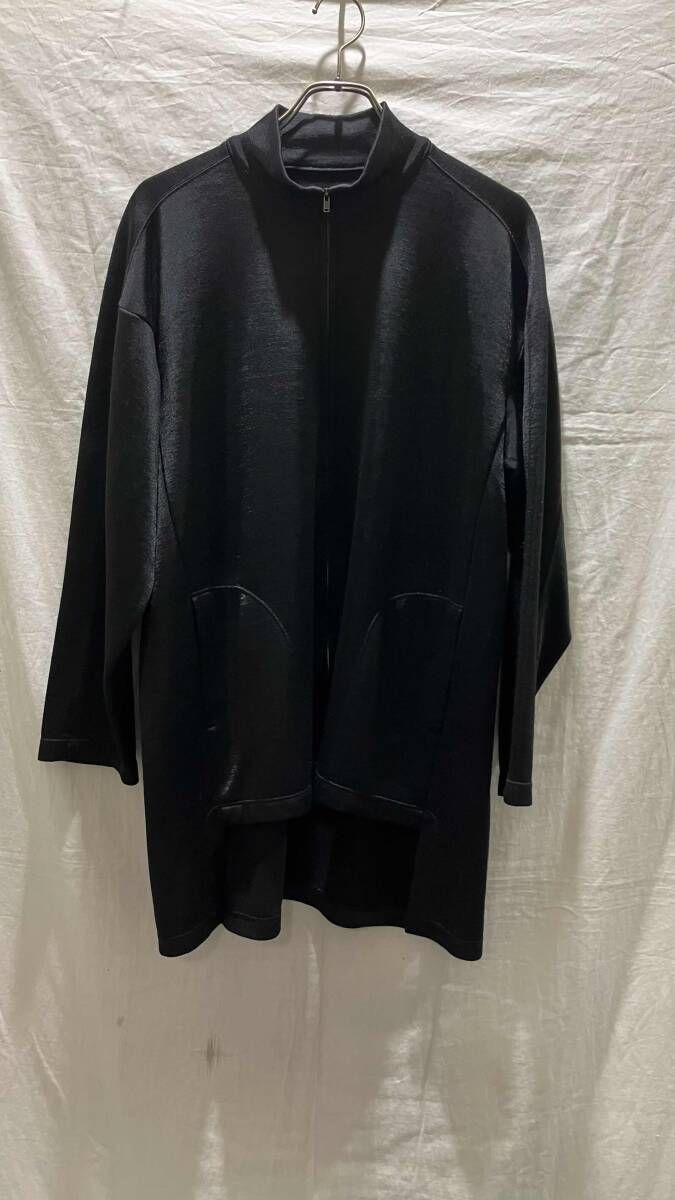 80s 筆タグ ISSEY MIYAKE イッセイミヤケ ジャージジャケット ブラック