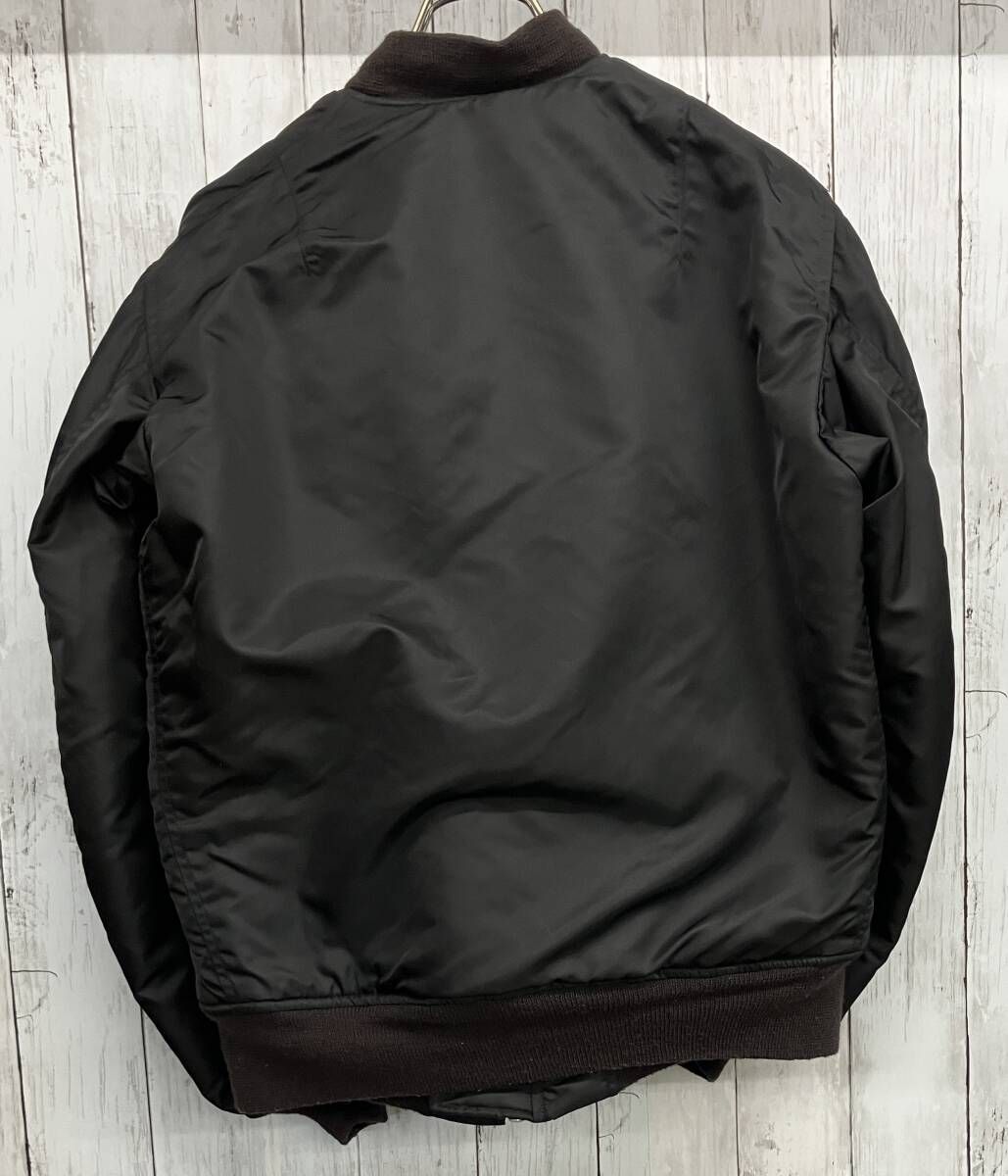 BUZZ RICKSON S MA-1 フライトジャケット WILLIAM GIBSON バズリクソンズ BR 11180 ブラック size 38