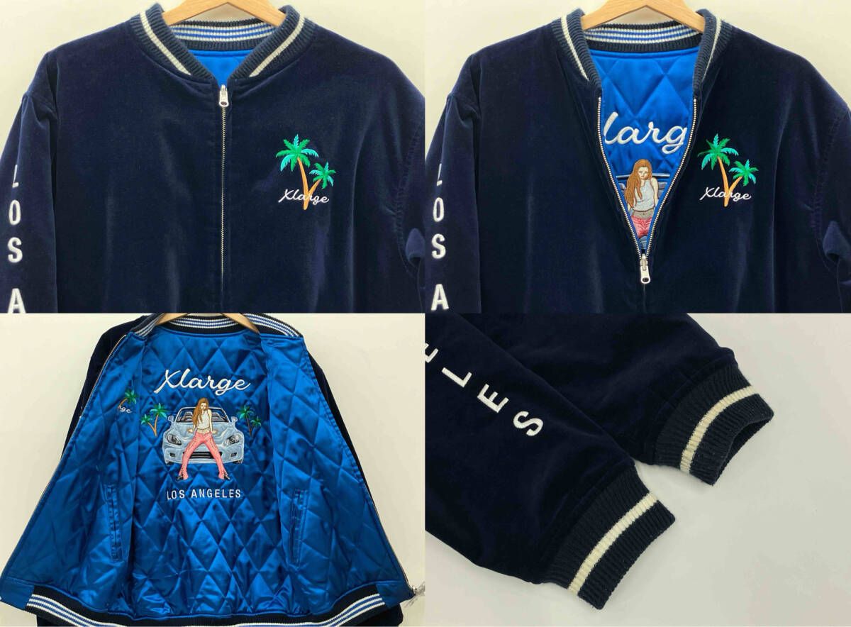 X-LARGE エクストララージ スカジャン 101221021005 リバーシブル
