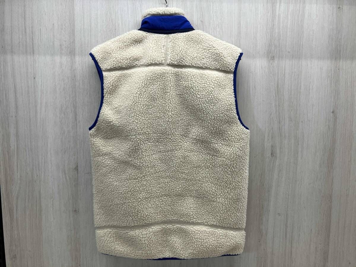 冬 patagonia パタゴニア アイボリー×ブルー S