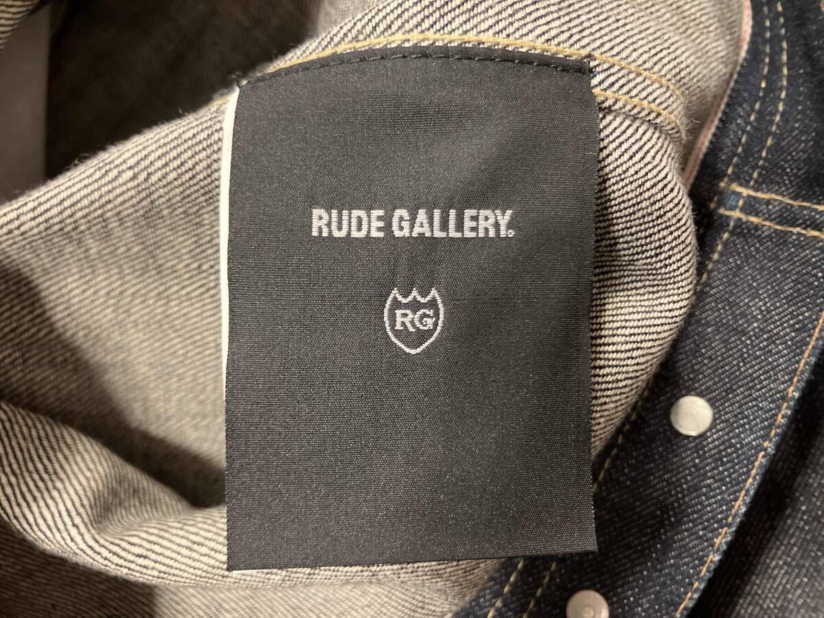 RUDE GALLERY ルードギャラリー Gジャン デニムジャケット 胸元