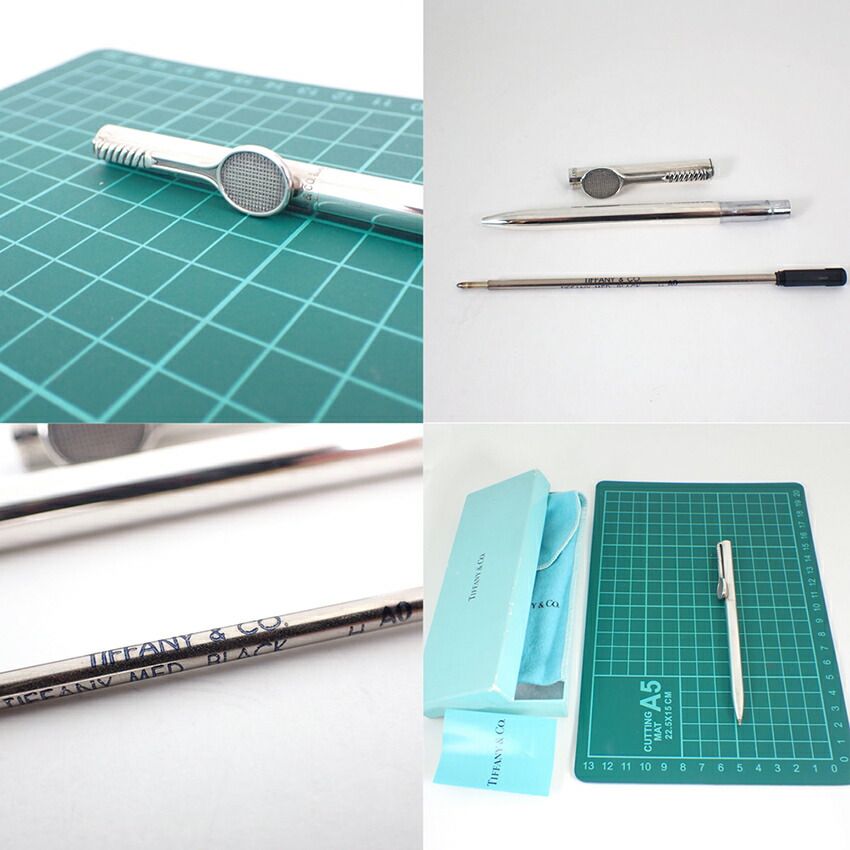 ティファニー/925/テニス/ラケット/ツイスト式/ボールペン/箱/j105-9