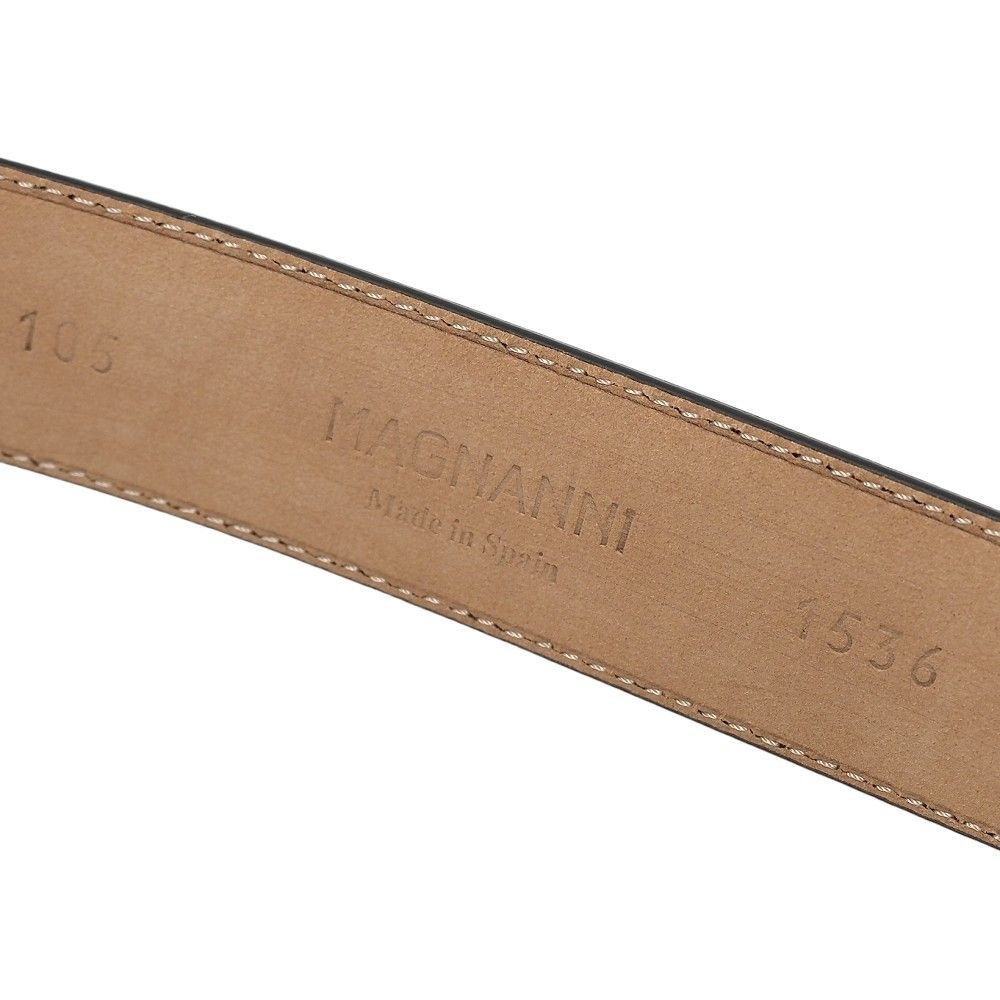 未使用品 MAGNANNI レザーベルト 【サイズ：FREE】 ボルドー