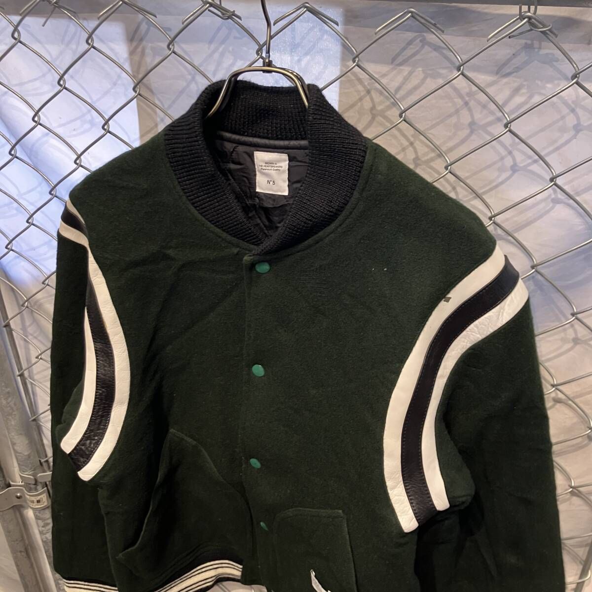 BEDWIN＆THE HEARTBREAKERS スタジャン グリーン ベドウィン アンド ザ