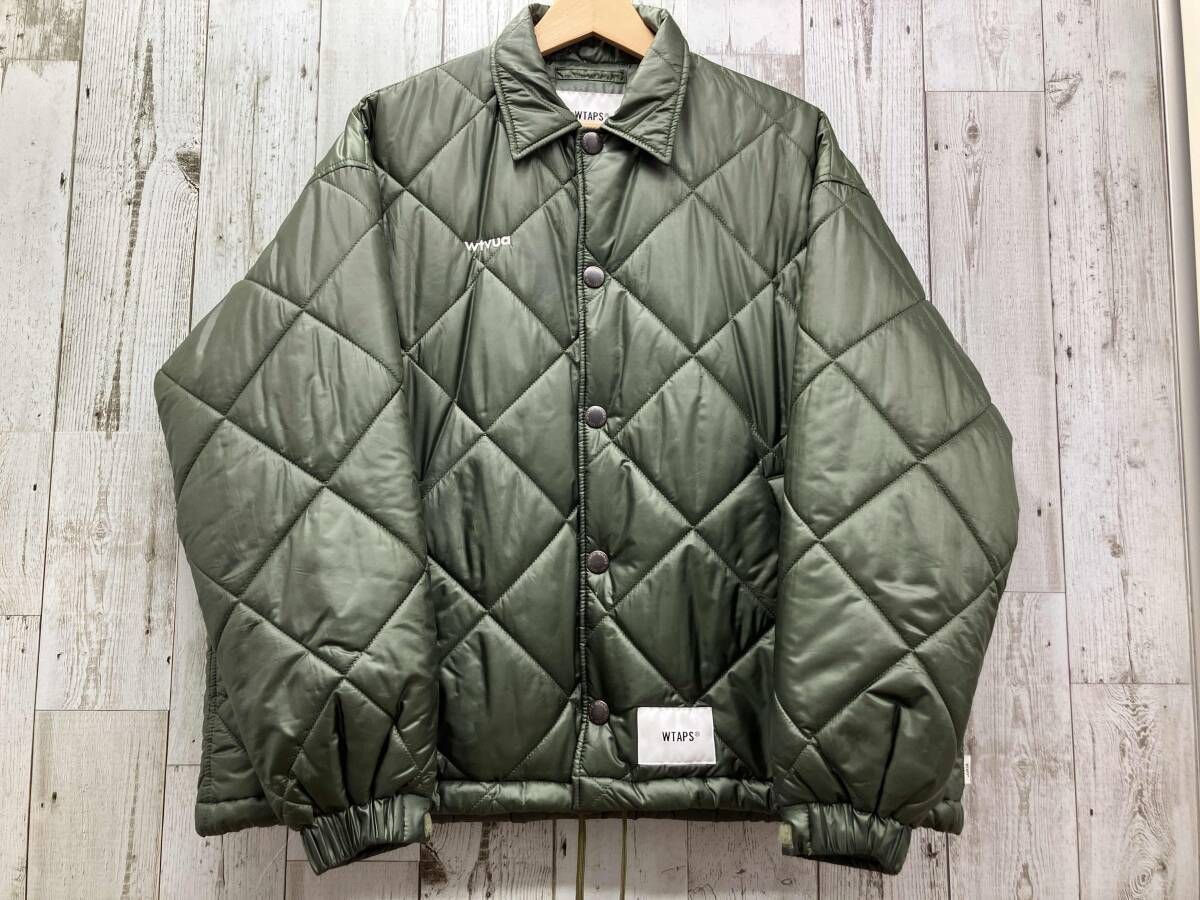 WTAPS 中綿アウター 222TQDT-JKM05 サイズX01 グリーン系 ダブル