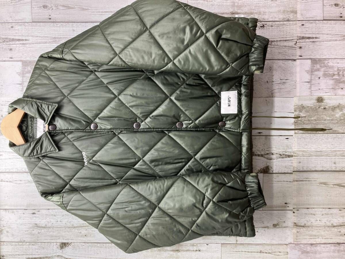 WTAPS 中綿アウター 222TQDT-JKM05 サイズX01 グリーン系 ダブル