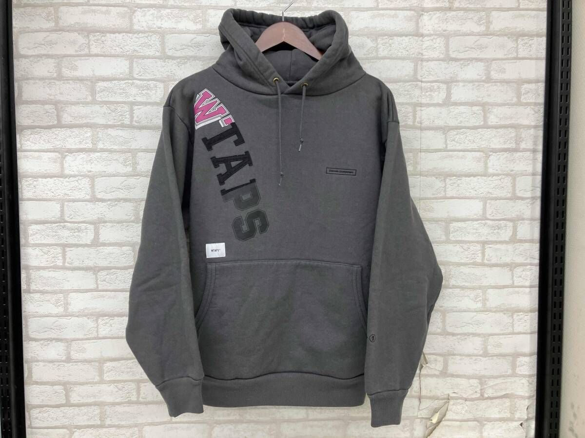 WTAPS ダブルタップス パーカー フーディ グレー メンズ SIZE X 02