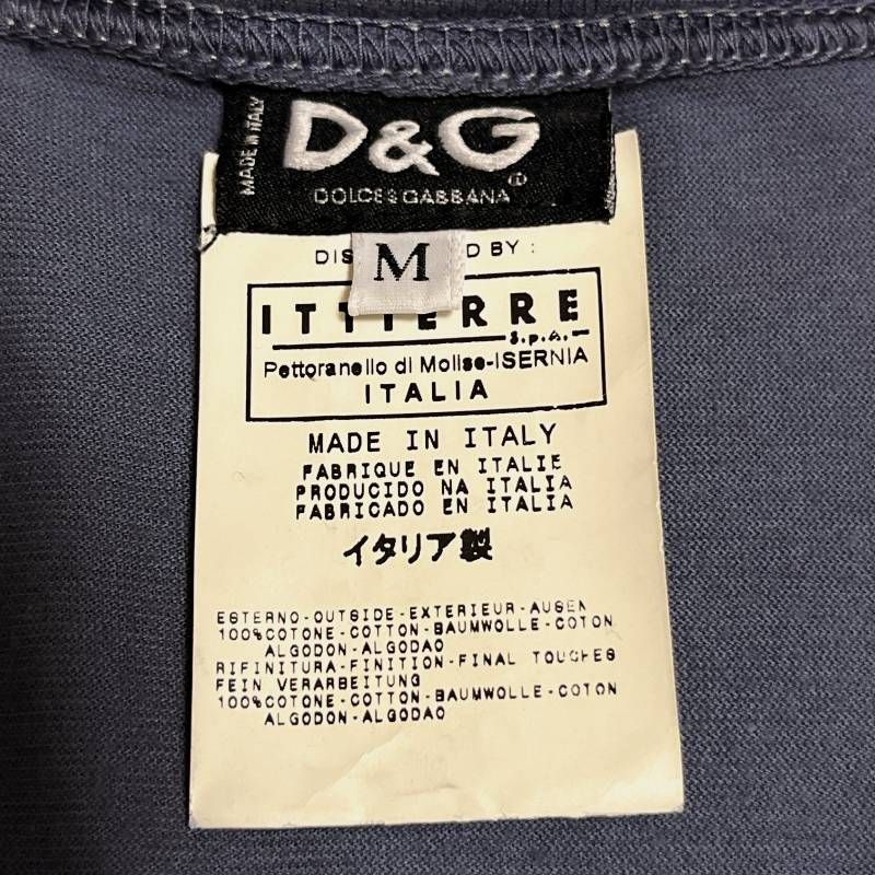 Dolce＆Gabbana Tom and Jerry T-shirt Men's Tag M Italy Blue Gray