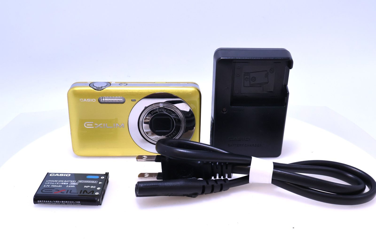 良品】CASIO EX-Z800YW デジタルカメラ EXILIM 人気 1410万画素