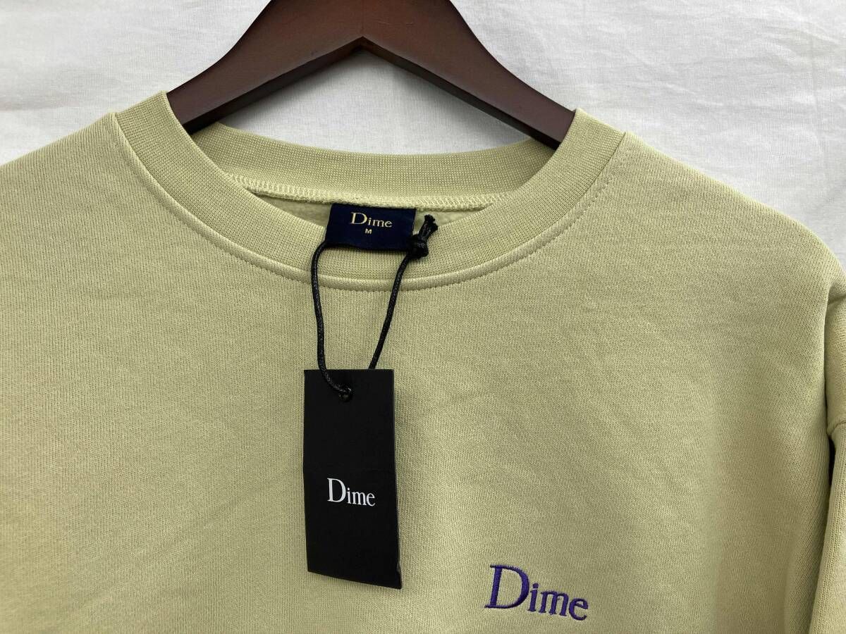 Dime／ ダイム／イエローグリーン ／スウェットトレーナー／CA59648