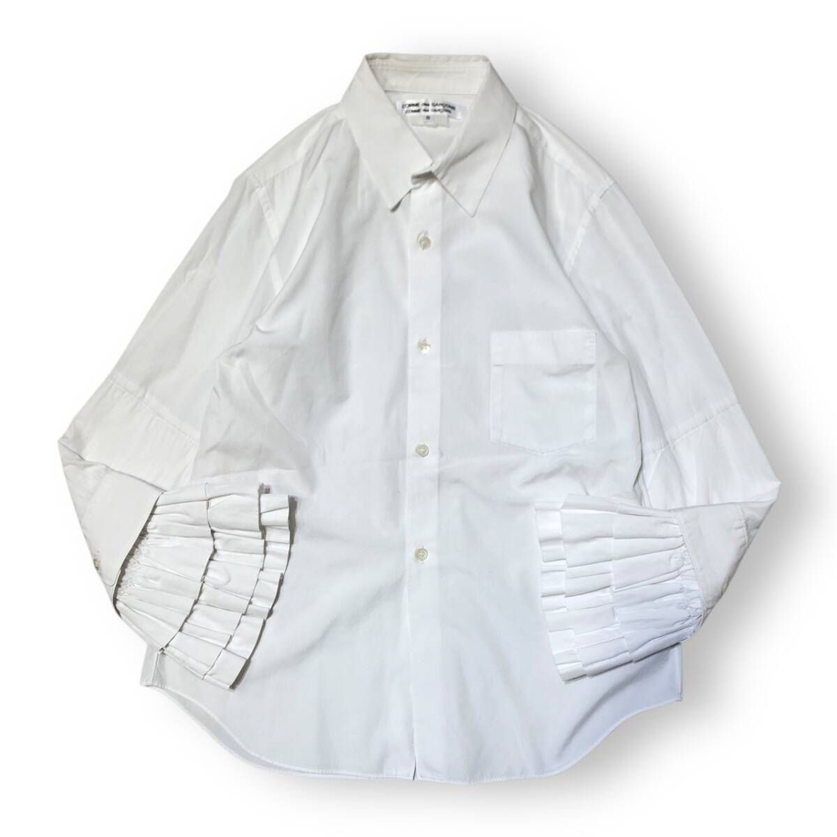 20ss COMME des GARCONS COMME des GARCONS frill shirt 袖先フリル