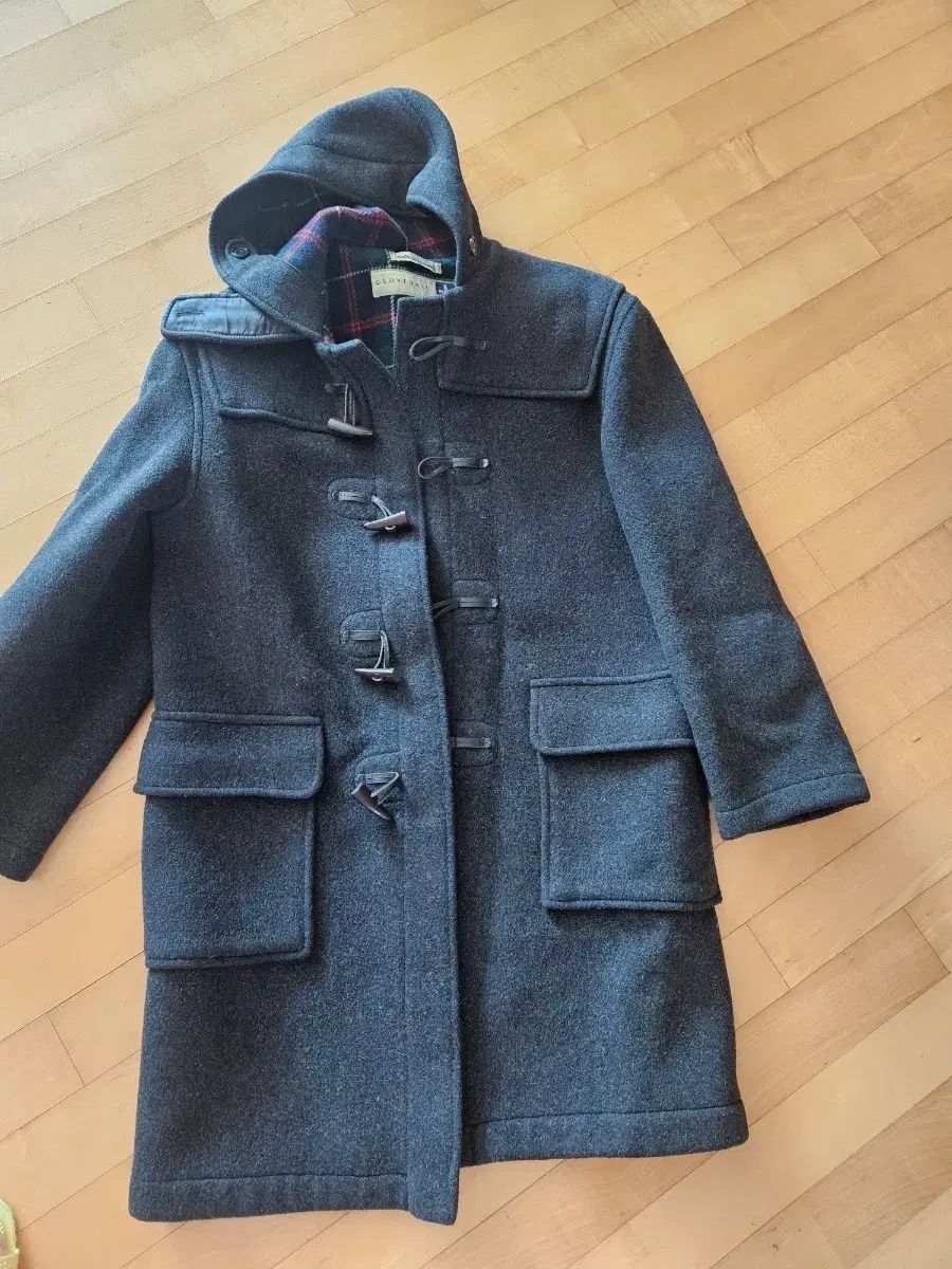 クローバーオール ダッフルコート チャコール色