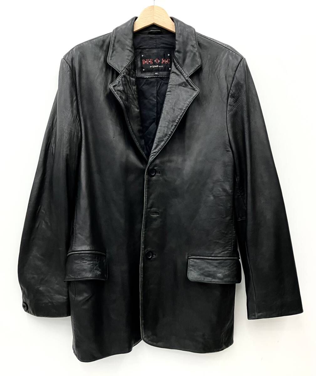 Schott ブラックレザー ジャケット 40 Schott ショット レザージャケット ブラック サイズ40 - メルカリ