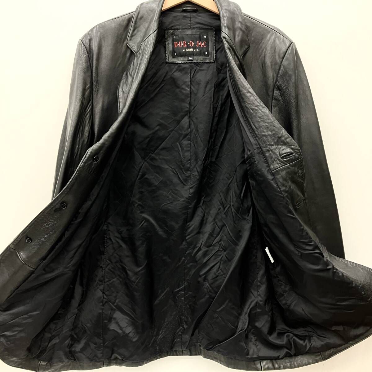 Schott ショット レザージャケット ブラック サイズ40 - メルカリ