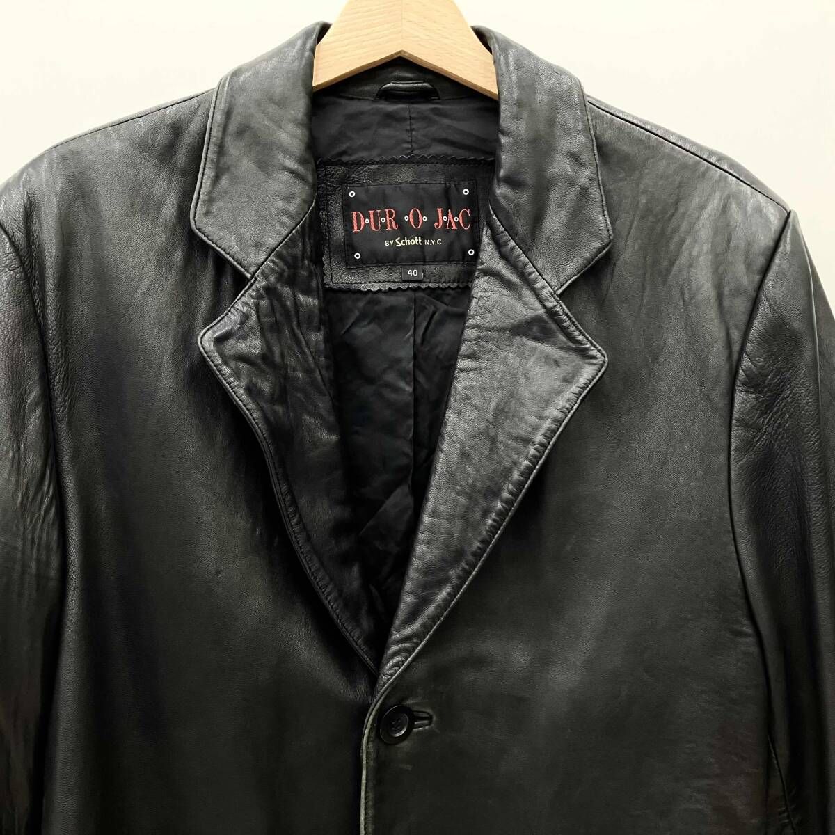 Schott ショット レザージャケット ブラック サイズ40 - メルカリ