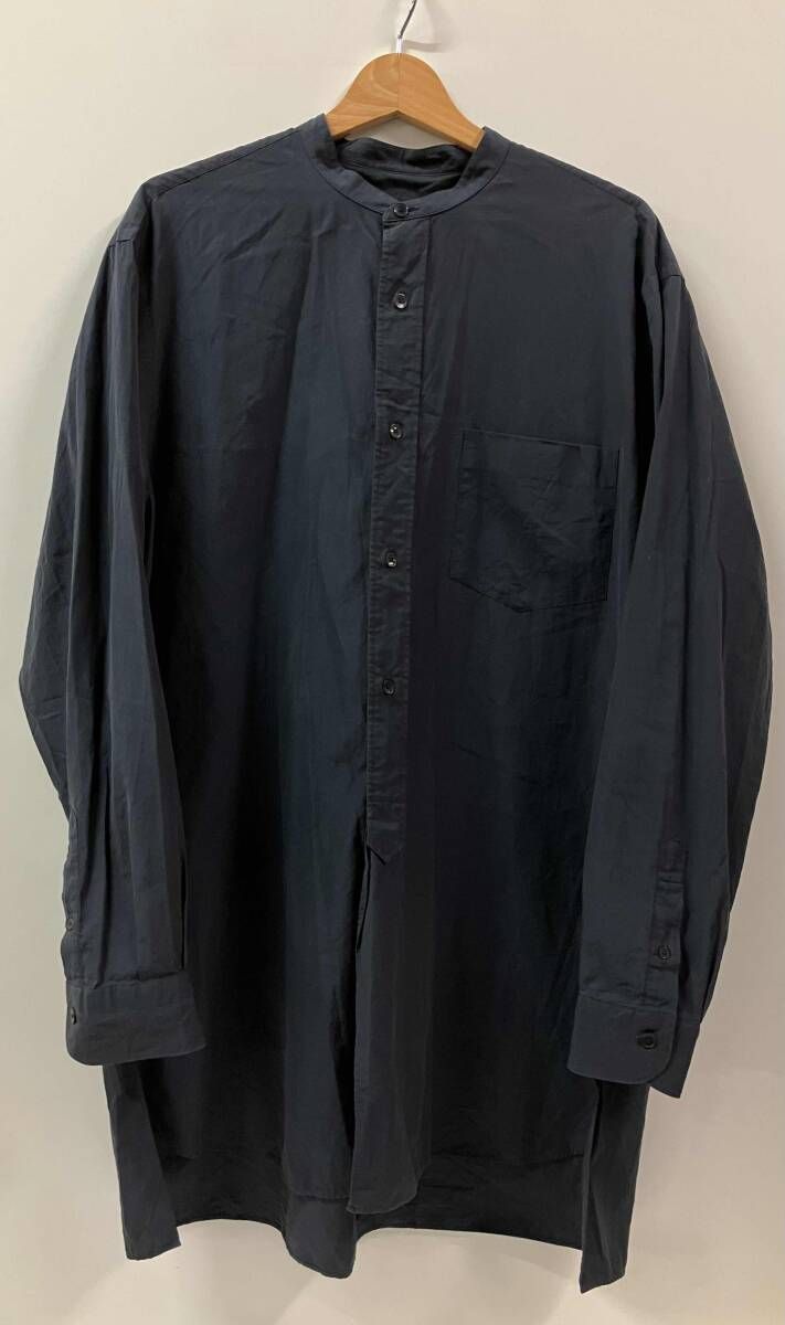 COMOLI コモリ 長袖Tシャツ 21SS バンドカラーシャツ サイズ表記なし