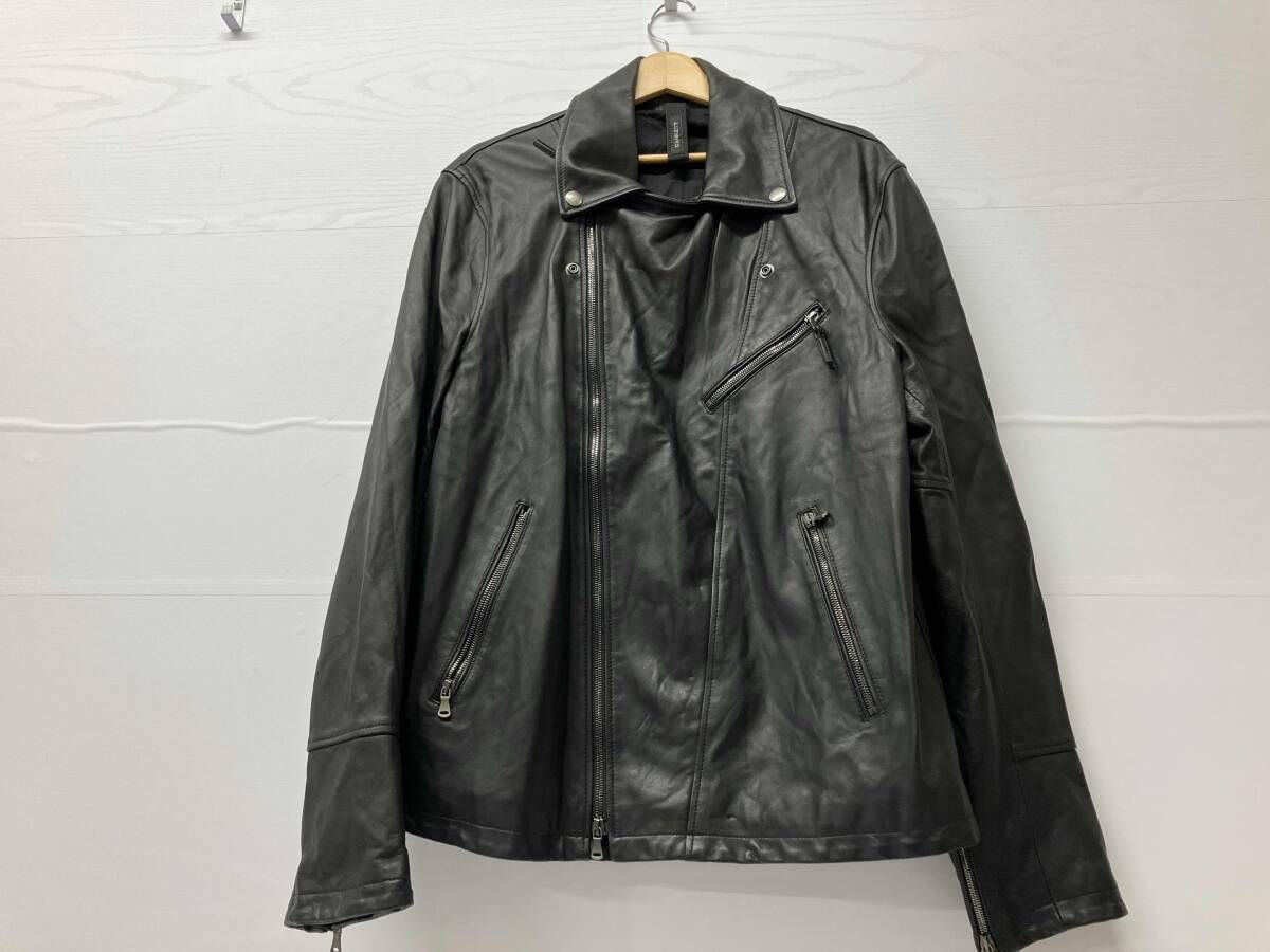 GARRETT ギャレット ダブルライダース イタリア製 レザー 表記サイズ56